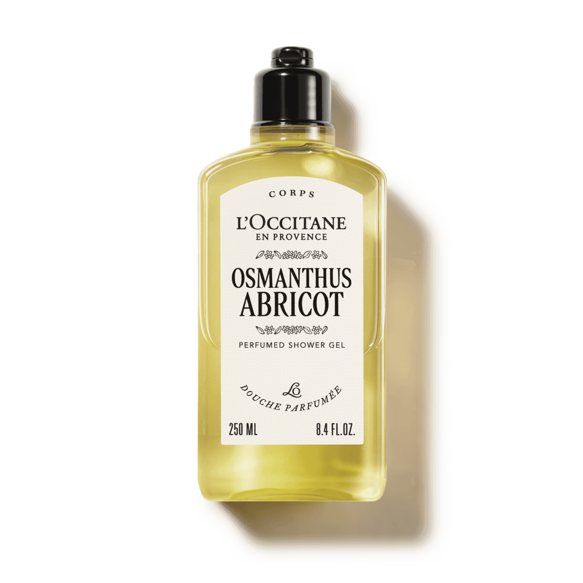Osmanthus Abricot perfumed shower gel