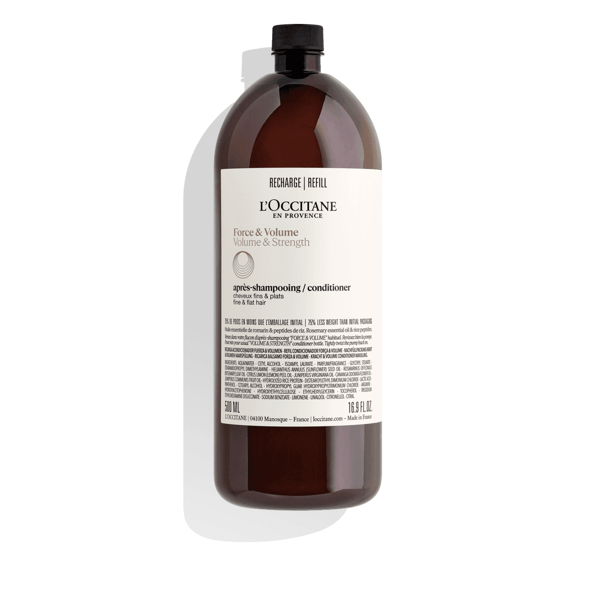 Ecorrecarga Acondicionador Fuerza & Volumen 500ml Refill BLOC40292