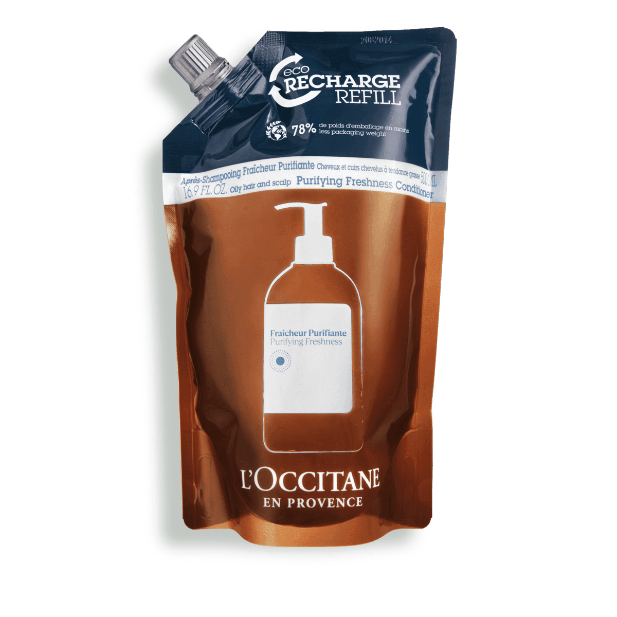 Ecorrecarga Acondicionador Frescura Revitalizante Aromacología 500ml Refill BLOC03573