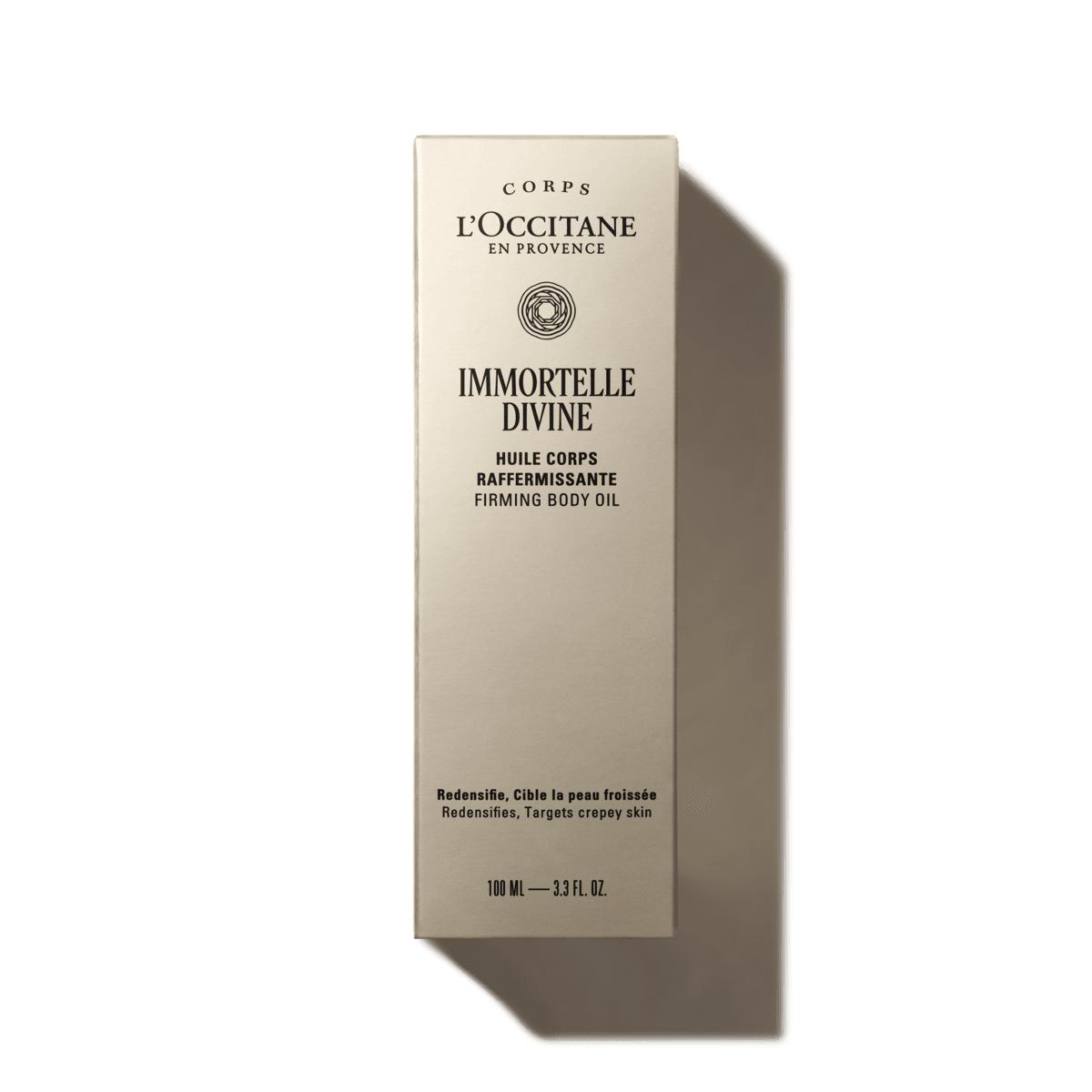 Aceite Corporal Reafirmante Immortelle Divina, piel mas firme, arrugas en la piel, piel hidratada, piel mas joven