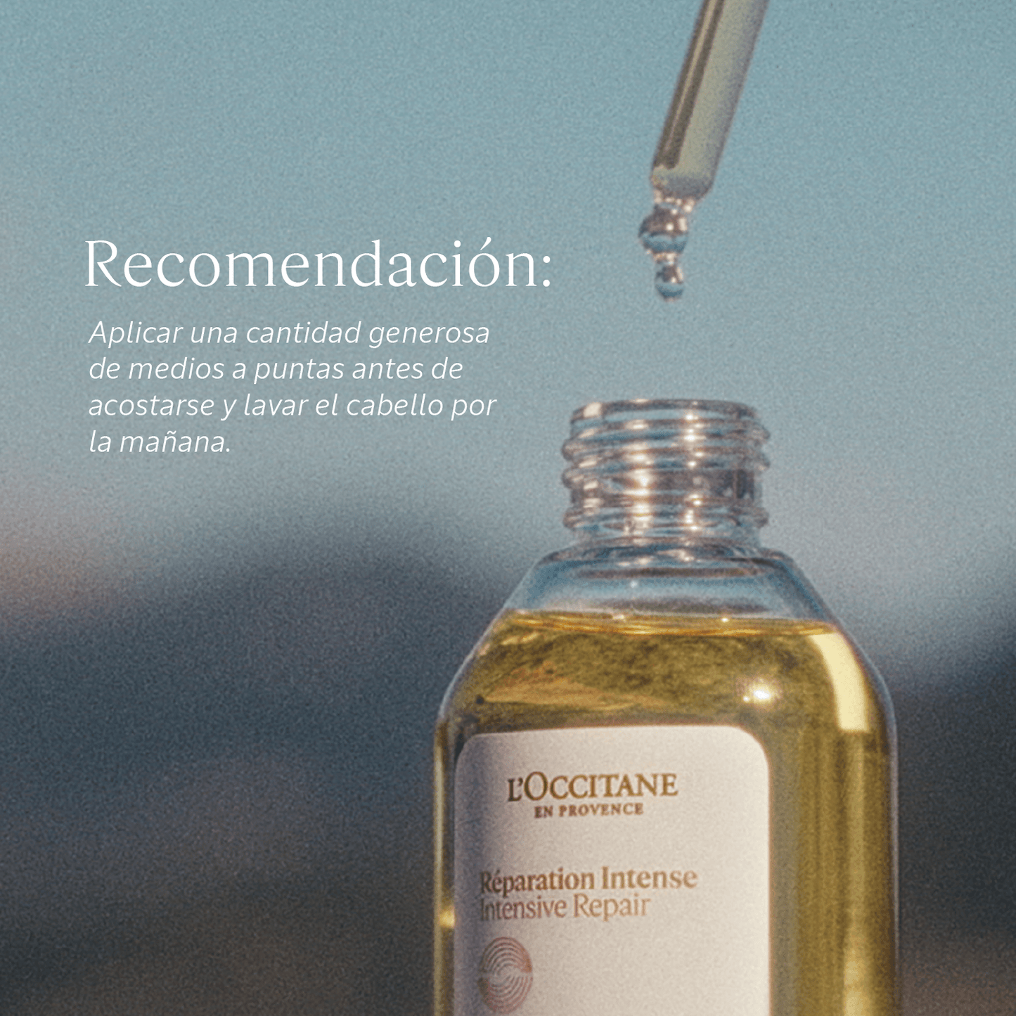 aceite capilar que hidrata, repara y da brillo al cabello