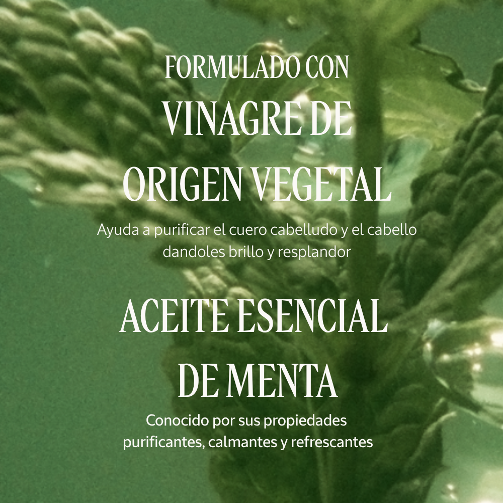 devuelve el brillo capilar, frescura purificante