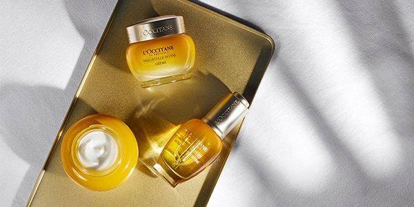 L’Occitane Immortelle Divine — crema y aceite facial con siempreviva para reparar, nutrir y restaurar la piel después del sol