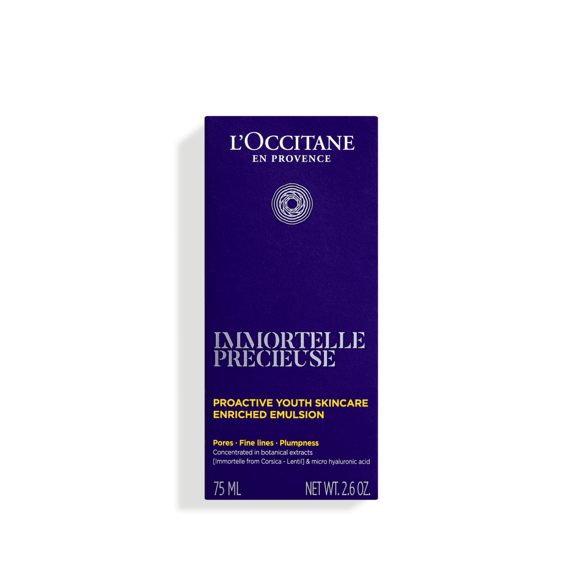 Immortelle Emulsión 75ML BLOC03027 emulsion facial hidratante y suero trata los primeros signos de la edad