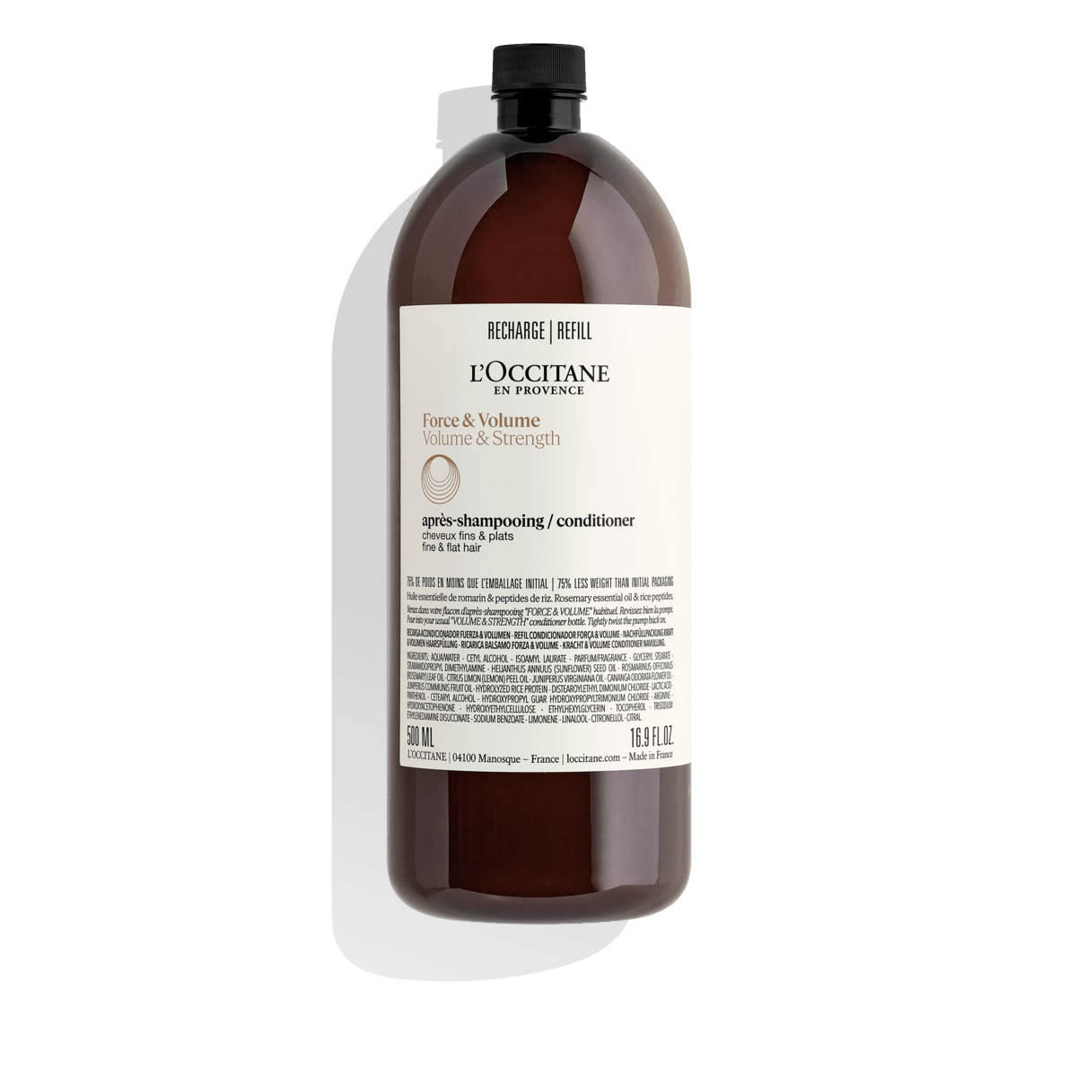 Ecorrecarga Acondicionador Fuerza & Volumen 500ml Refill BLOC40292 