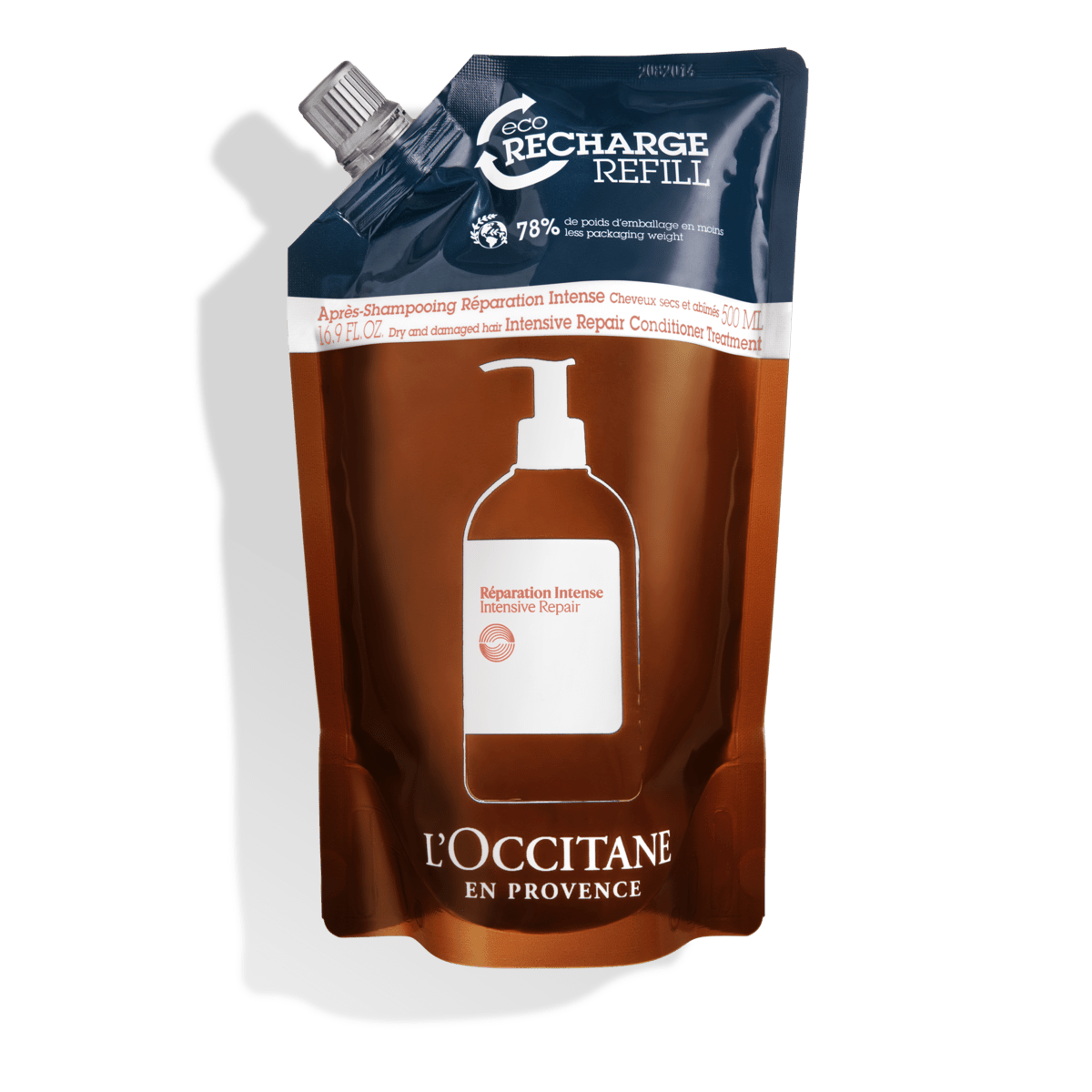 Ecorecarga Acondicionador Reparador Intensivo 500ml Refill BLOC03638 