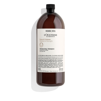 Ecorrecarga Champú Fuerza & Volumen Aromacología 500ml Refill BLOC40290 
