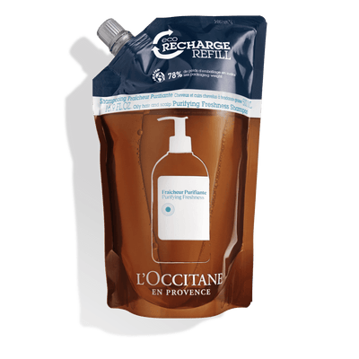 Ecorrecargade Champú Frescura Revitalizante Aromacología 500ml Refill BLOC03574 