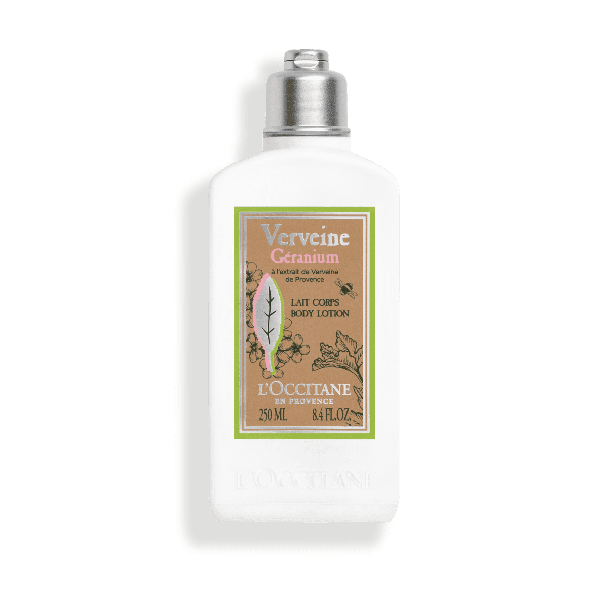 Leche de Cuerpo Verbena Geranio 250ml Normal L'Occitane 
