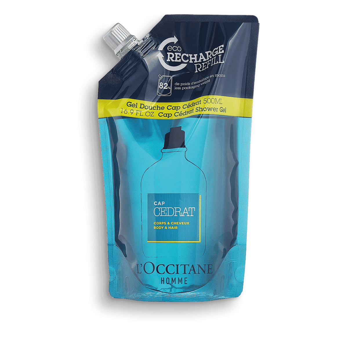 Gel de Ducha Cap Cedrat 500Ml Refill BLOC02523 