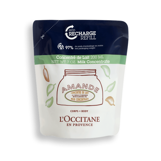Ecorrecarga Concentrado de Leche Almendra 200ml Refill BLOC40270 