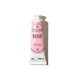 Rose perfumed hand cream