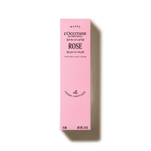 Rose perfumed hand cream