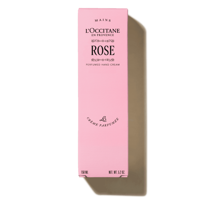 Rose perfumed hand cream
