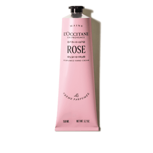 Rose perfumed hand cream