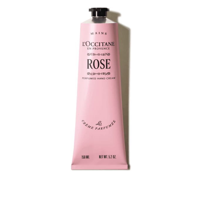 Rose perfumed hand cream