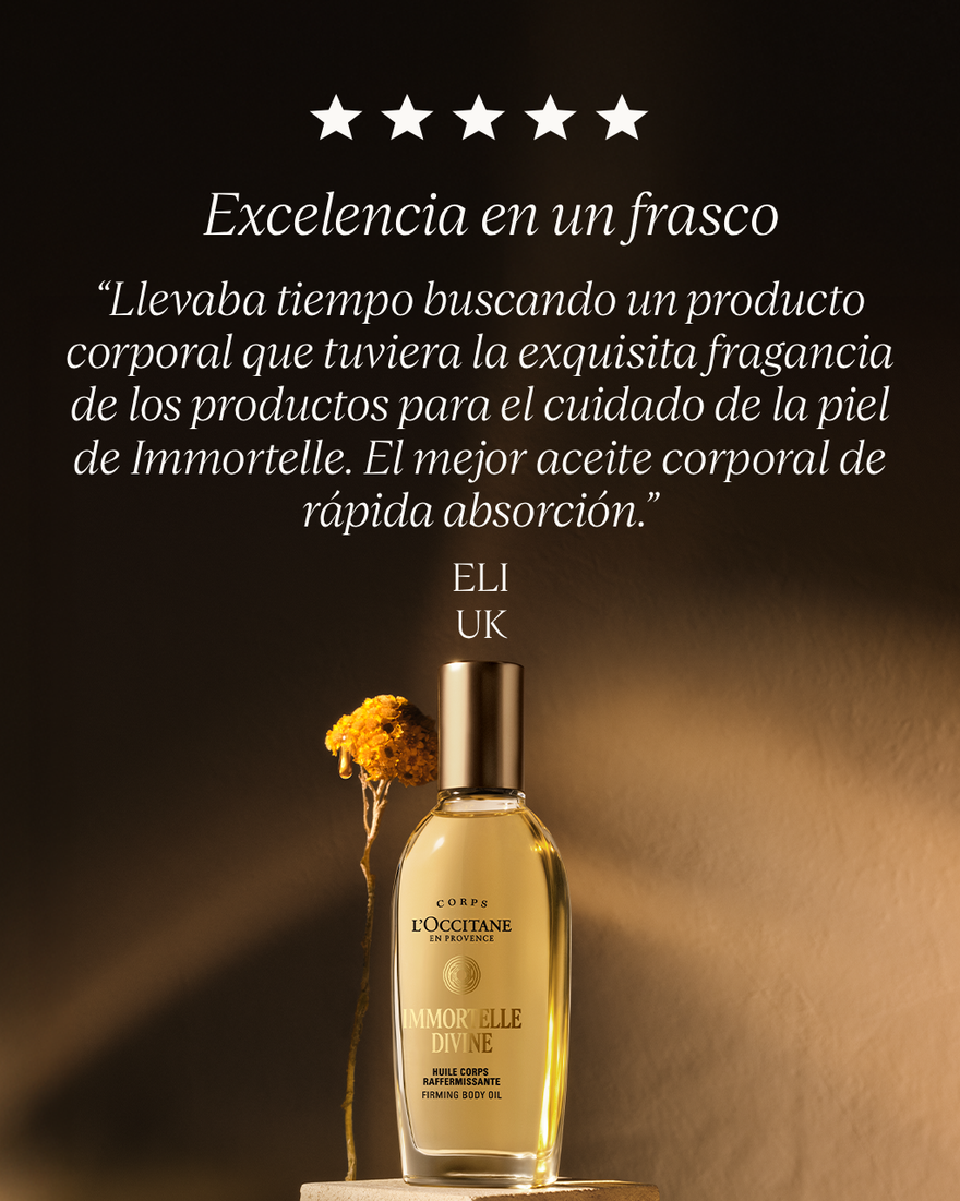Aceite Corporal Reafirmante Immortelle Divina