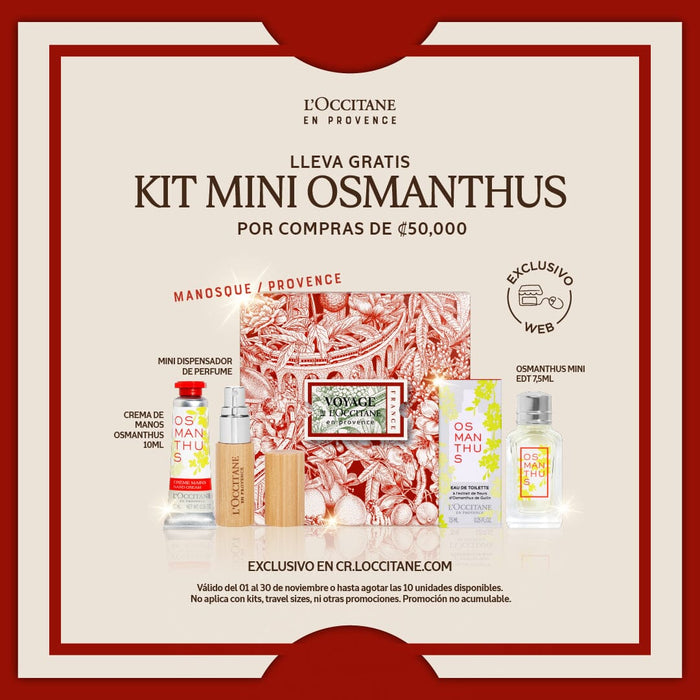 Oferta Especial Kit Mini Osmanthus | Regalo por compras GWP 