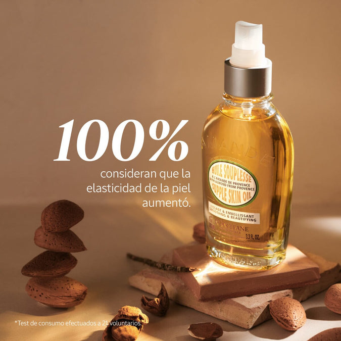 Aceite de piel flexible de almendras