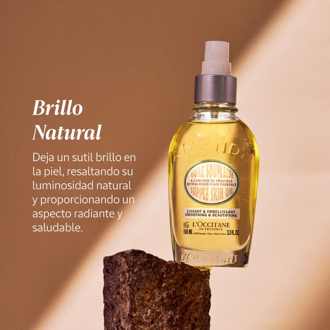 Aceite de piel flexible de almendras