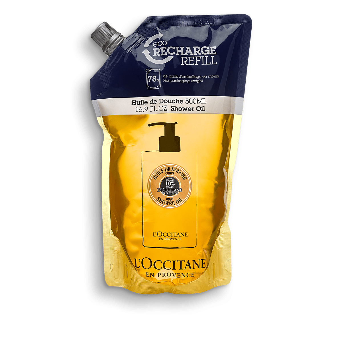 Eco Refill Aceite de ducha corporal Karité