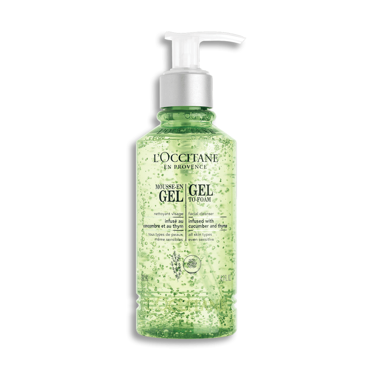 Limpiador facial gel a espuma Infusión Normal L'Occitane 